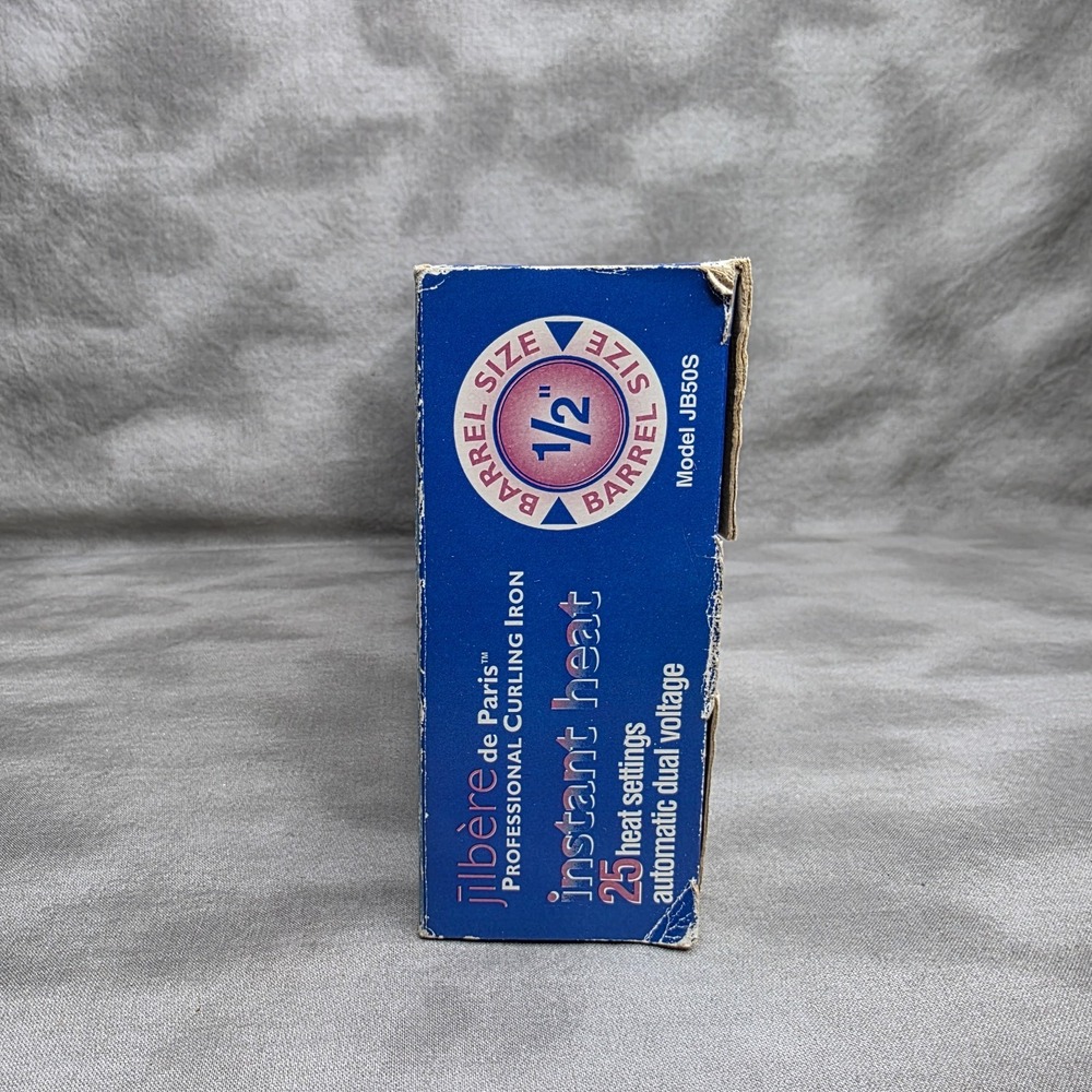 Jilbere de Paris Dial-A-Heat Instant Heat Curling Iron 1/2" Barrel Size, #JB50S - Picture 4 of 5